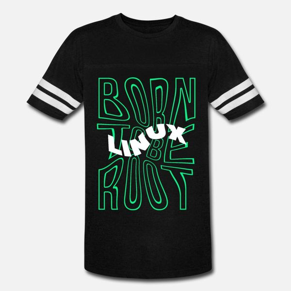 

linux born to be root t shirt men crazy cotton s-xxxl standard crazy new style summer pattern shirt