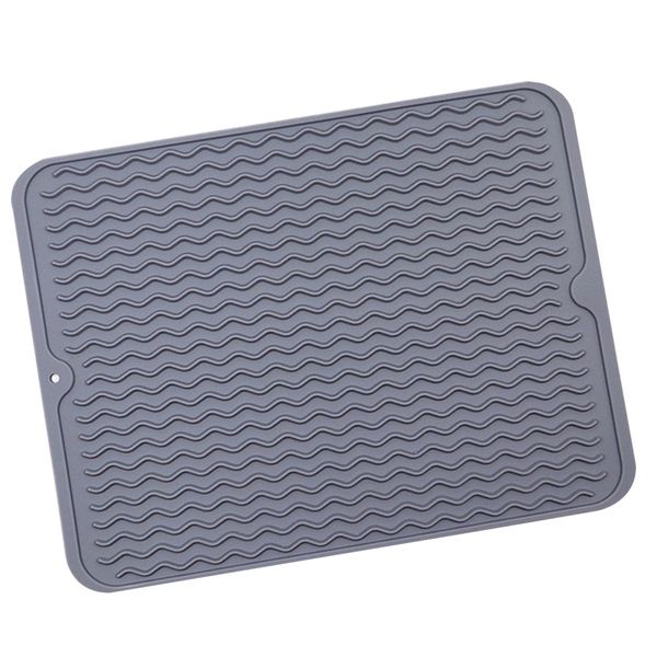 

baking tool non-slip drying dishes heat resistant drain mat foldable silicone