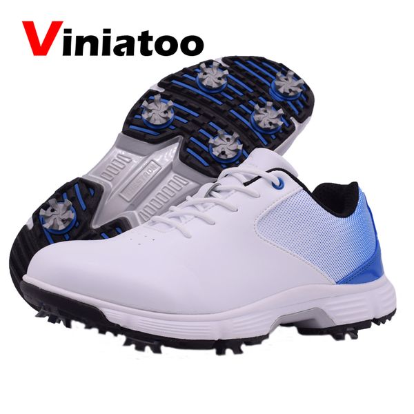 

new professional waterproof golf shoes big size 39-48 anti slip 7spikes golf sneakers outdoor light weight walking sneakers