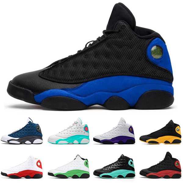 

jumpman 13 hyper royal 13s men women soar green flint 2020 basketball shoes lucky green black cat bred court purple men sport sneakers