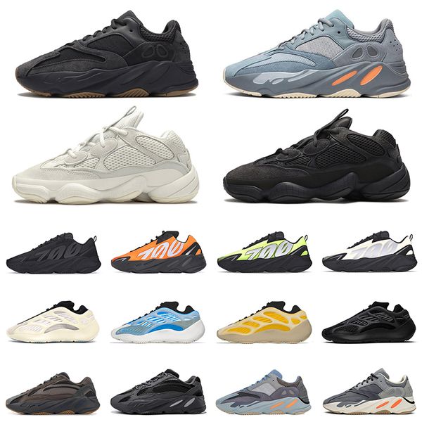 

kanye yezzy yezzys 500 running shoes 700 alien utility black triple black srphym solid grey static mens trainers sports sneakers