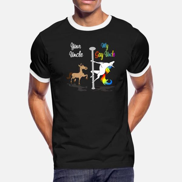 

lgbt ваш дядя my gay unclepride gay lesbian тенниска мужчины создать футболку круглым воротом нормальный графический смешные вскользь лето с