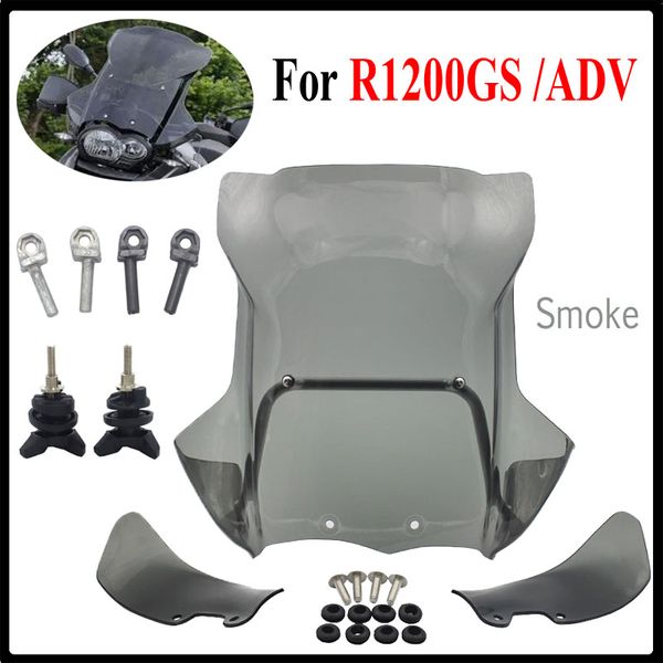 

motorcycle windshield wind deflectors+ navigation bracket for r 1200 gs r1200gs r1200 adventure years 2005-2012 2011 2010