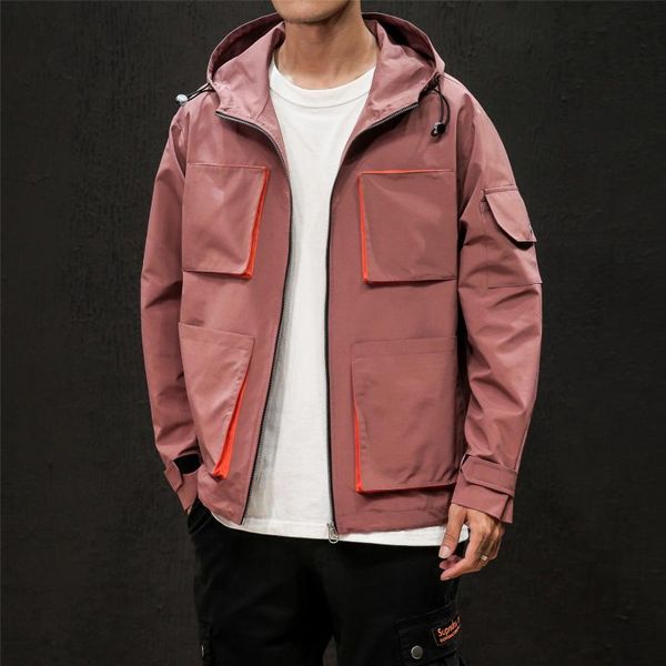 

fashion baggy casual bomber jacket for men army green autumn japan style coat 5xl mens streetwear jackets, Black;brown