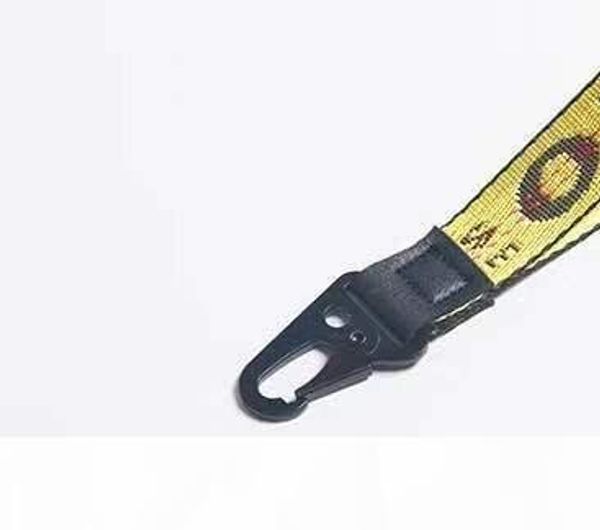 

2019 new 20 cm long cold wall off canvas key buckle white mens hip hop belt pendant streetwear skateboards rock punk cool special accessorie, Silver