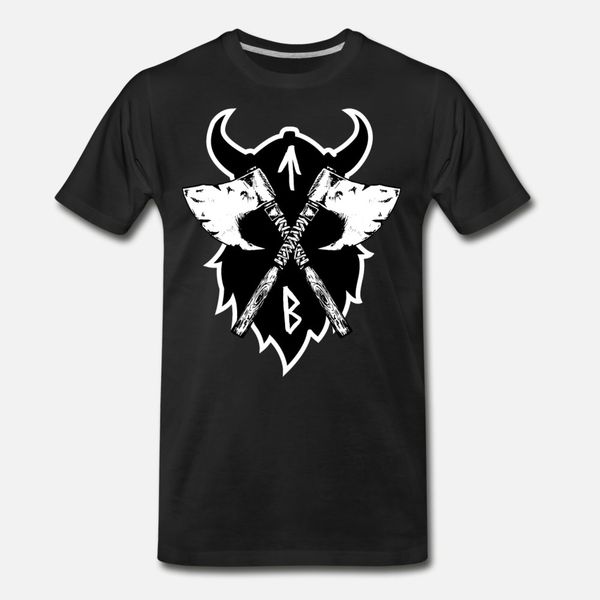 

vikings viking axe greeting from valhall t shirt men loose cotton round neck pictures loose basic summer natural shirt