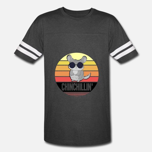 

chinchilla t shirt men loose cotton euro size s-3xl family loose building summer family shirt