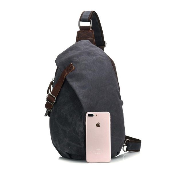 

new arrival 2020 men waterproof canvas waist pack male fashion messenger crossbody bags casual vintage bags