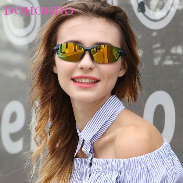 

dohohdo 2020 frameless ultra light hingeless rimless polarized sunglasses driving fishing google anti-glare glasses, White;black