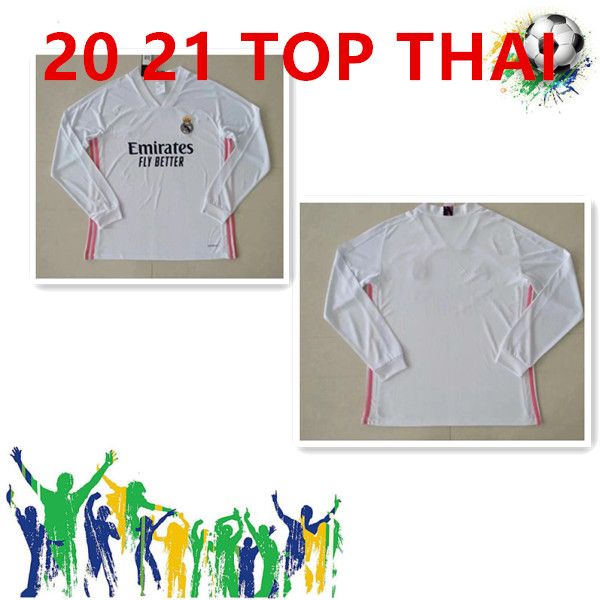 

2020 2021 real madrid jerseys 20 21 soccer jersey hazard sergio ramos benzema vinicius camiseta football shirt uniforms long sleeve jersey, Black;yellow