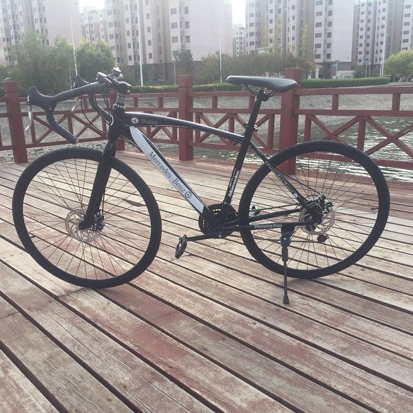

road bike 700c male and female student mountain speed racing ultra light flat-handle bicycle