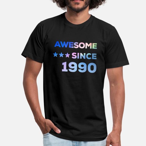 

30. birthday 30 years 1990 gift idea retro t shirt men design 100% cotton size s-3xl standard graphic breathable summer style trend shirt