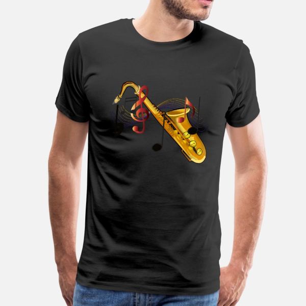 

saxophone t shirt men customized short sleeve plus size 3xl unique crazy new fashion spring outfit shirt