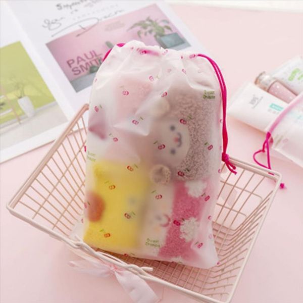 

cute transparent cosmetic bag casual travel cosmetic bag organizer storage pouch pencil case toiletry wash kit case