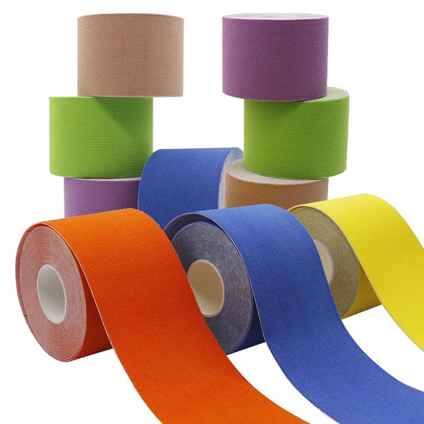 

elbow & knee pads 2 size elastic cotton roll cinta ddhesiva adhesive tape sports muscle bandage care kinesiology gym support sport, Black;gray