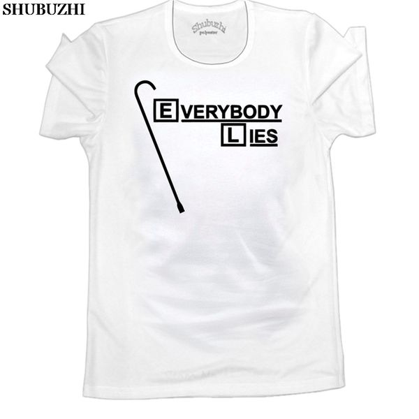 

dr house t-shirt everybody lies t shirt men's black long sleeve tee shirt man cotton t shirt brand fashion