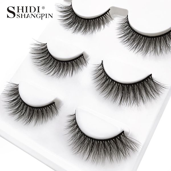 

fashion 3d mink hair false eyelashes tail extension sale