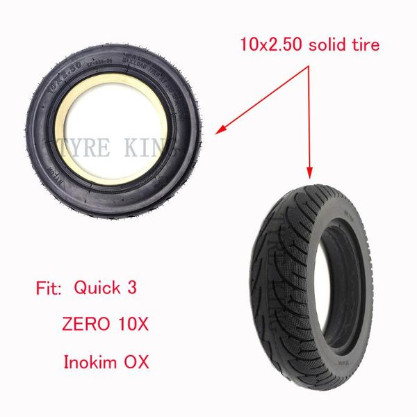 

10x2.50 solid tire none inflatable explosion-proof tyre for electric scooter balance drive bicycle electric vehicle tyre