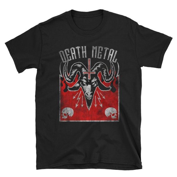 

2019 new mens death metal horror satanic music men's t-shirt tee shirts