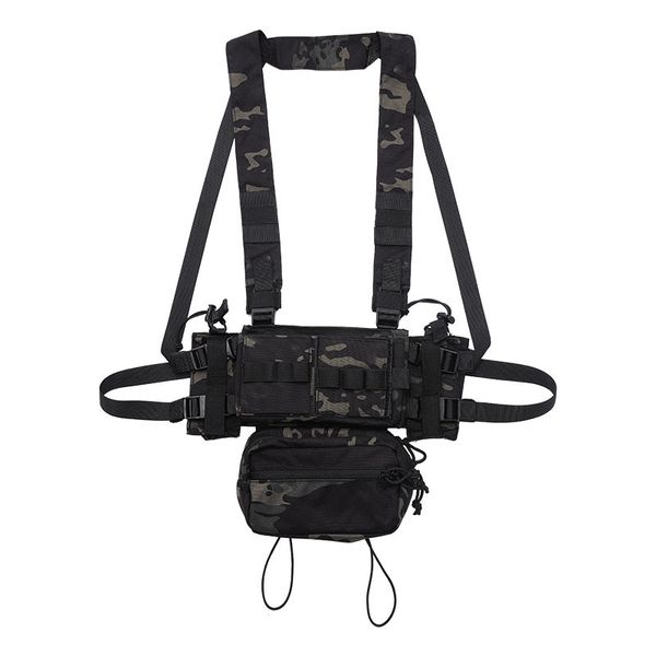

открытый спорт tactical vest 3 грудь висит chest rig, Camo;black