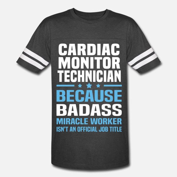 

cardiac monitor technician t shirt men design short sleeve s-3xl costume crazy basic spring autumn kawaii shirt
