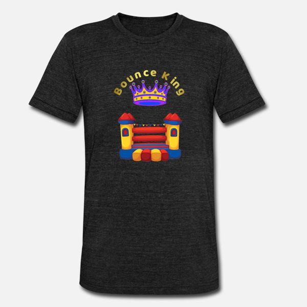 

bounce house king fun summer t shirt men printed tee shirt round collar pictures famous fashion spring pattern shirt