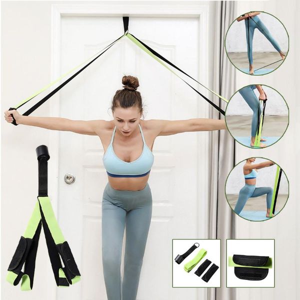 

1set resistance bands elastic band home fitness yoga pilates training exercise indoor sport rubber stretch fitness band belt
