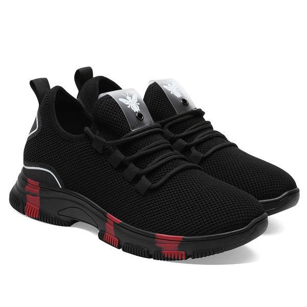 

женщины кроссовки дышащий повседневная обувь открытый облегченная спортивный повседневный walking кроссовки тенис feminino, Black