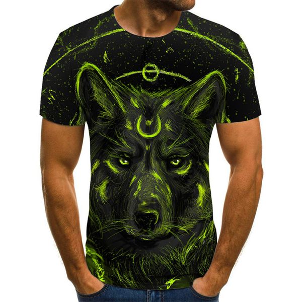 

summer fierce lion tiger animal 3d print shirts graphic hippie horror men clothing