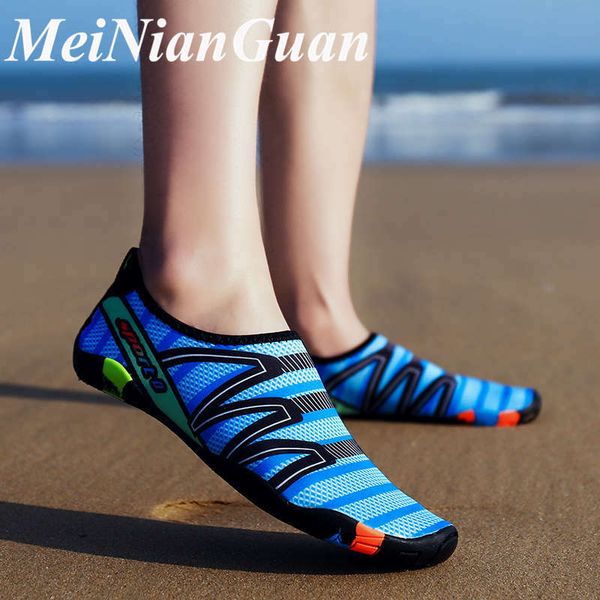 

womens and man aqua shoes quick-drying seaside men's sneaker large size swimming gym men shoes casual beach hiking water shoe f7, Black