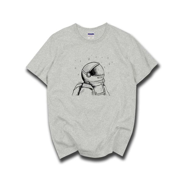 

astronaut short sleeve t shirt tee male female summer jersey 100% cotton tyle streetwear