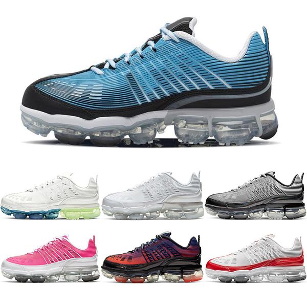 

2020 360 men women running shoes varsity royal hyper pink laser blue light aqua black triple white mens trainers sports sneakers size 36-45