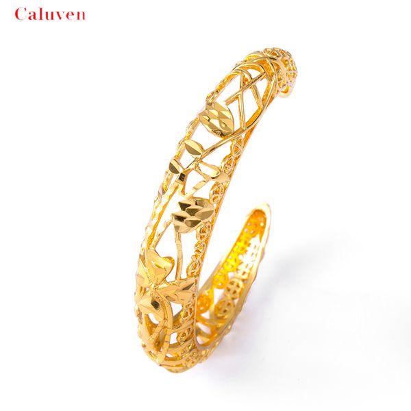 

1pcs gold color bracelets women's bracelets dubai arabic middle eastern bride jewelry african jewelry gift, Black