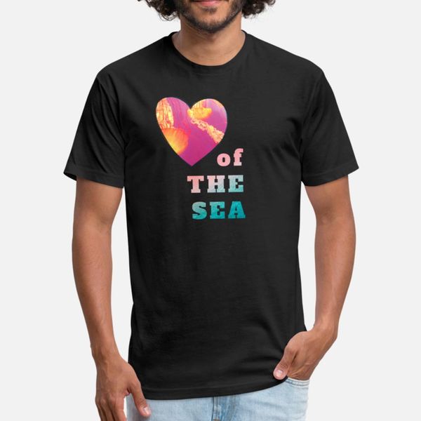 

heart of the wildlife of the sea t shirt men designing cotton euro size s-3xl original interesting casual spring autumn leisure shirt