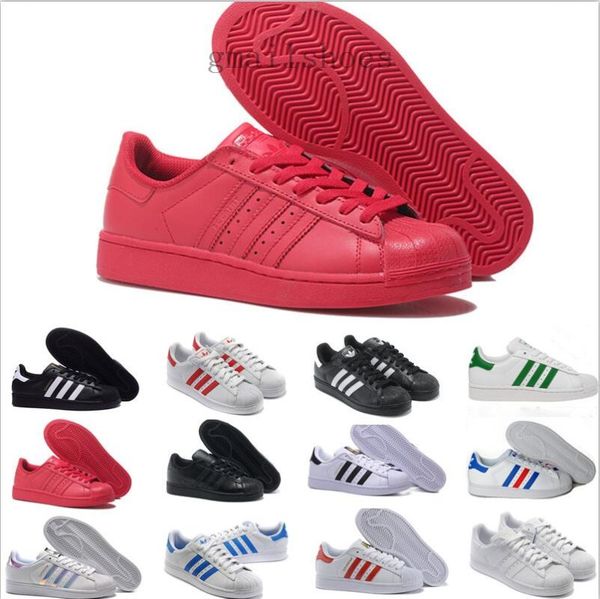 

2019 originals superstar white hologram iridescent junior superstars 80s pride sneakers super star women men sport casual shoes g5am