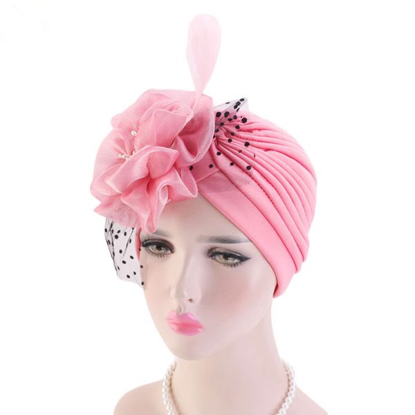 

hair accessories helisopus fashion ladies turban cap bridal party wedding hat chemo beanie women elegant