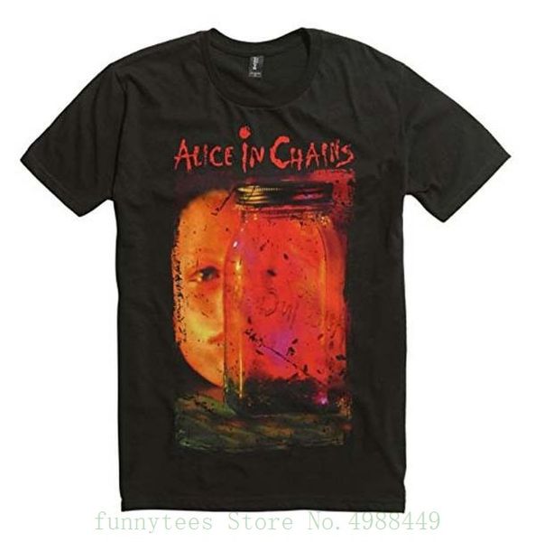 

новая alice in chains jar of flies обложка альбома рубашка (sml - 2xl) badhabitmerch черный хлопок футболку