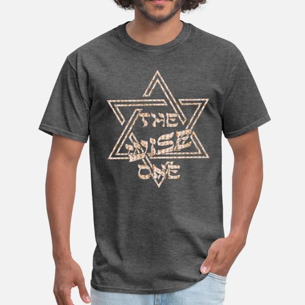 

passover the wise one jew funny star of david t shirt men customized tee shirt o-neck original fitness new style spring autumn formal shirt