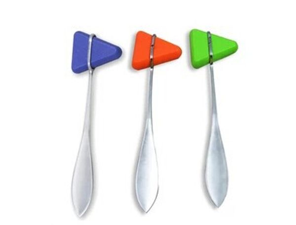 

triangle safe neurological reflex hammer knee diagnostic hammer health check stainless steel 11 colors