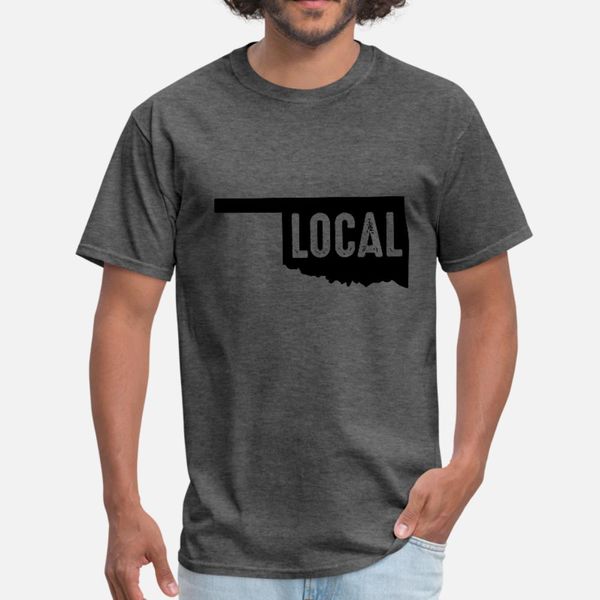 

local oklahoma t shirt men sunlight 100% cotton round neck pattern sunlight authentic spring autumn kawaii