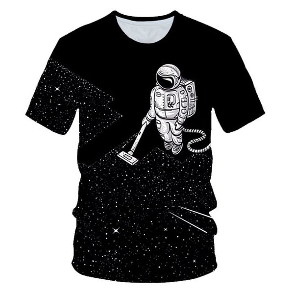 

astronauts moon space walk oversized teenager fortniter 3d print shirts kawaii hippie graphic men clothing