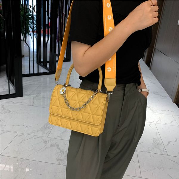 

diamond lattice pu-leather handbags for women 2020 hand bag shoulder bags ladies fashion small solid bag flap single casual soft
