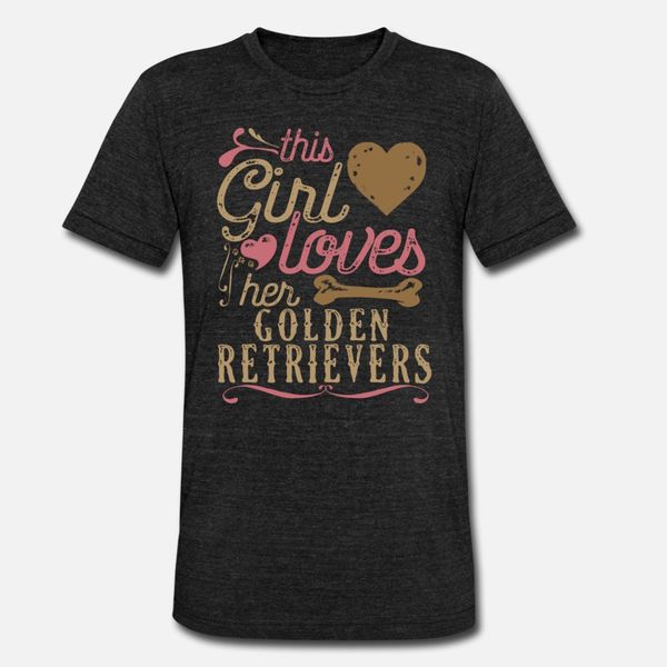 

this girl loves golden retrievers golden retriev t shirt men design short sleeve s-xxxl pattern cute authentic summer standard shirt