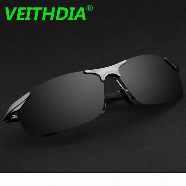 

veithdia aluminum magnesium brand designer polarized sunglasses men glasses driving glasses summer 2017 eyewear accessories 6529 c18110601, White;black