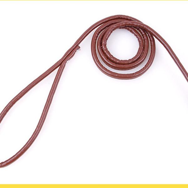 

leather dog leash rope training leash belt chain dog harness small puppy pomeranian perros collares y arneses pet products ee5qy