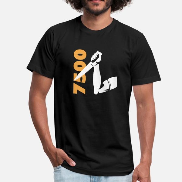 

squack 7500 75 man with knife t shirt men character short sleeve o neck cool fit building summer style pictures shirt