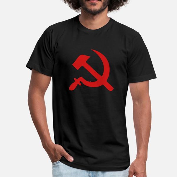 

hammer and sickle t shirt men character 100% cotton s-xxxl clothes fitness casual summer outfit shirt