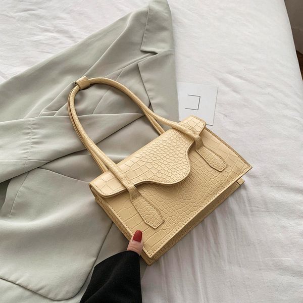 

women's handbags fashion stone pattern shoulder bags for women office lady solid casual travel girls cell phone bag