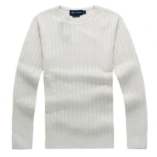 

new brand mile wile polo brand men's twist sweater knit cotton sweater jumper pullover sweater small horse game size s-2xl, White;black