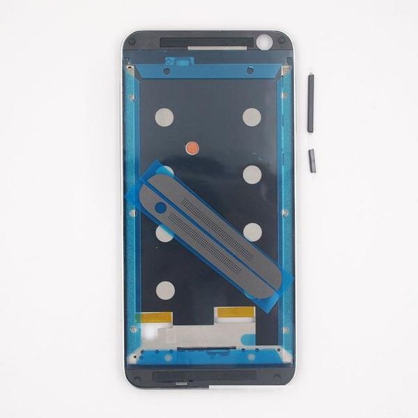 

wholesale new lcd holder screen front frame for htc one e9 plus e9pw e9pt with front bottom sheet power volume buttons